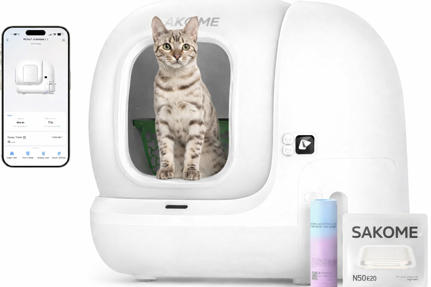 Sakome - Litière automatique connectée