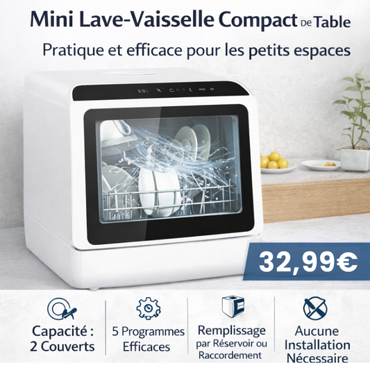 Sakome - Mini lave-vaisselle portable