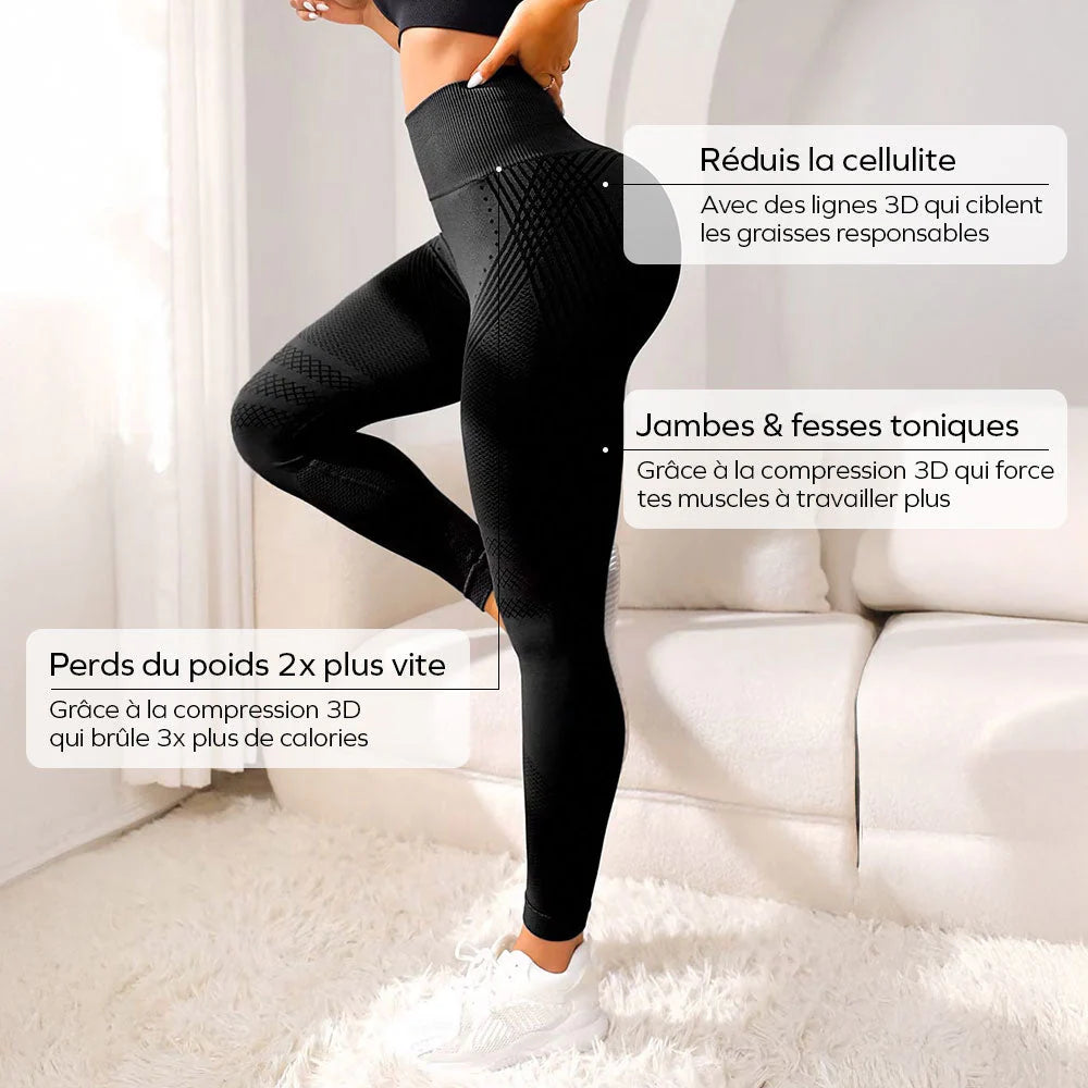 Offre Limitée : 3 Leggings Anti-Cellulite pour seulement 34,90€ (Payez 1, Recevez 3)